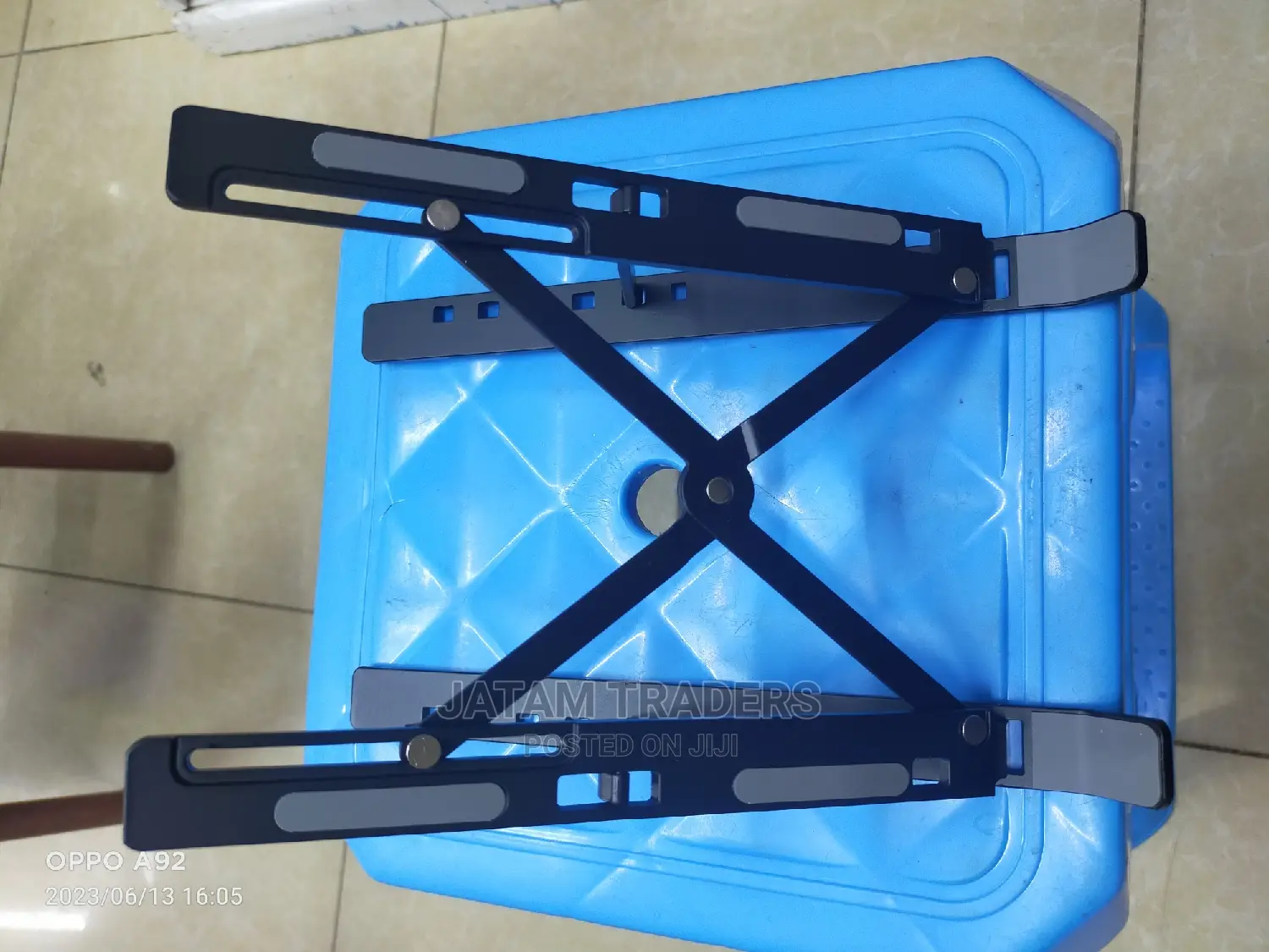 Black Laptop Stand, Foldable