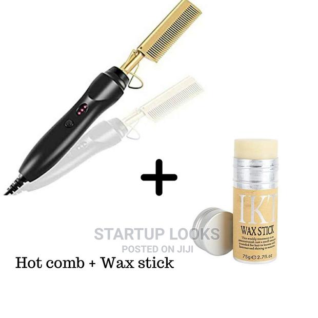 Professional Hot Comb + Wax Stick - main view
