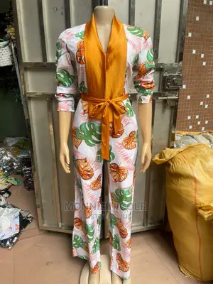 Floral Green Jumpsuit