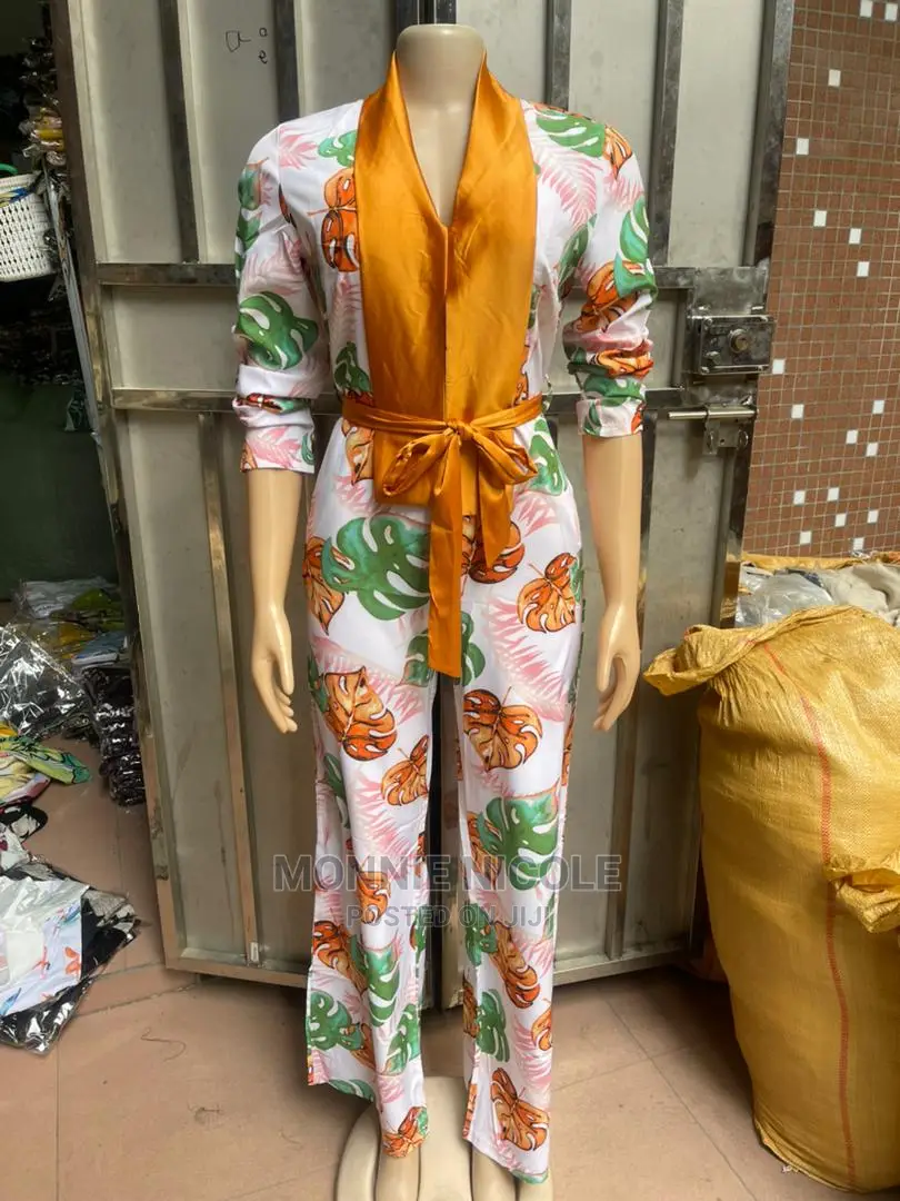 Floral Green Jumpsuit