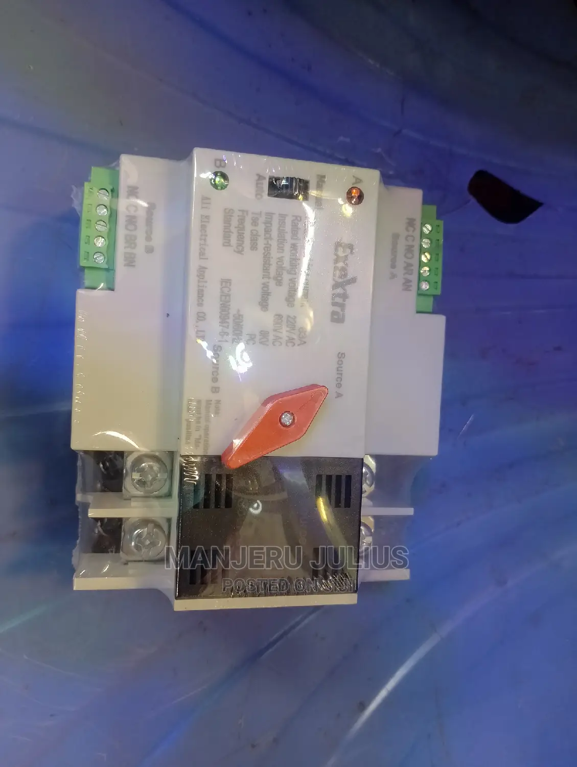 63amps 2pole Automatic Changeover