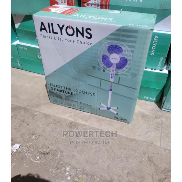 AILYONS 16” Inch Stand Fan – White - main view
