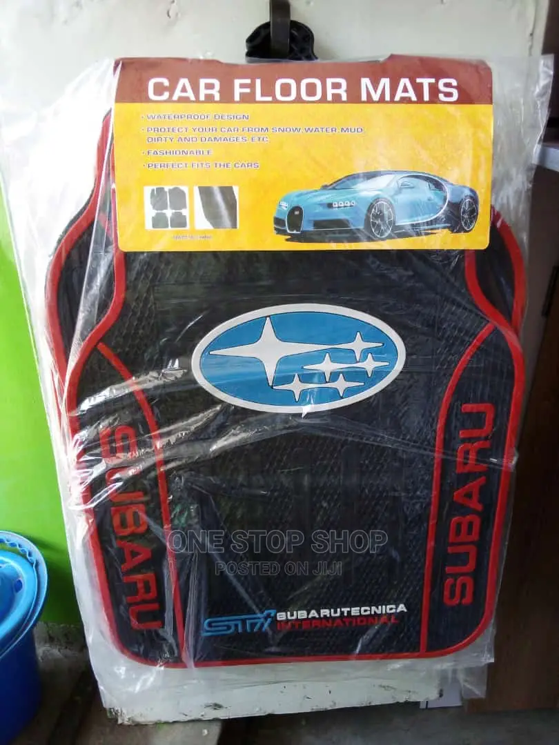Subaru Mats With Red Line