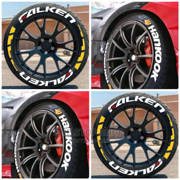 Falken and Hankook Tire Stickers+ Glue (8pcs Each Set)