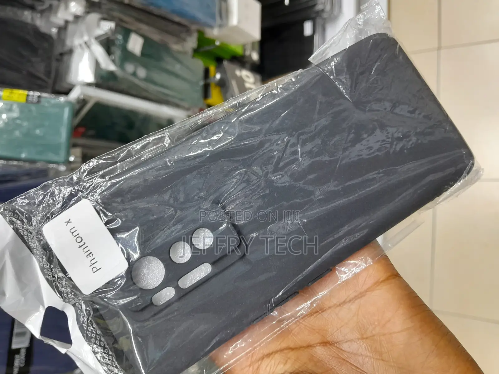 Phantom X Case Matte Soft Silicone TPU Back Cover for Tecno