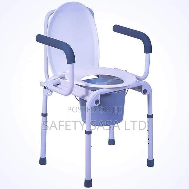 Drop- Arm Bedside Commode
