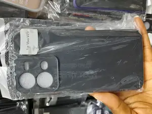 Vivo V25 Silicon Back Cover Black