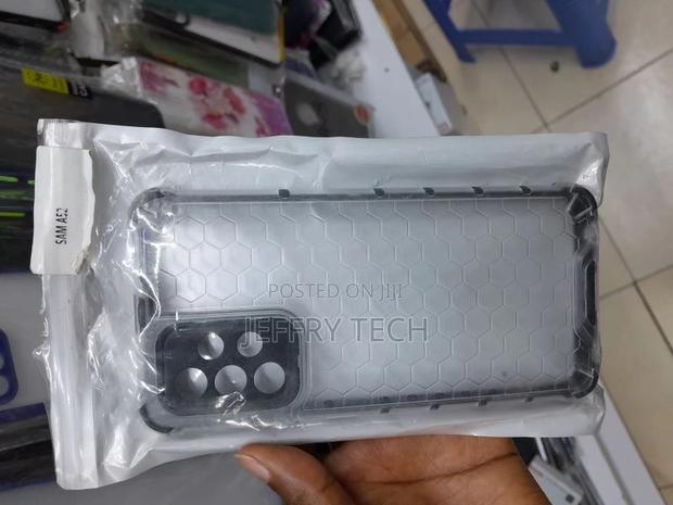 Samsung A52 Honeycomb Transparent Case Anti Falling Protect - main view