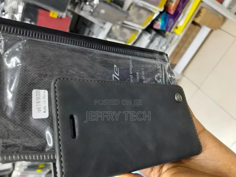 Synthetic Leather Wallet Case With Stand for iPhone 8/7 - Bu
