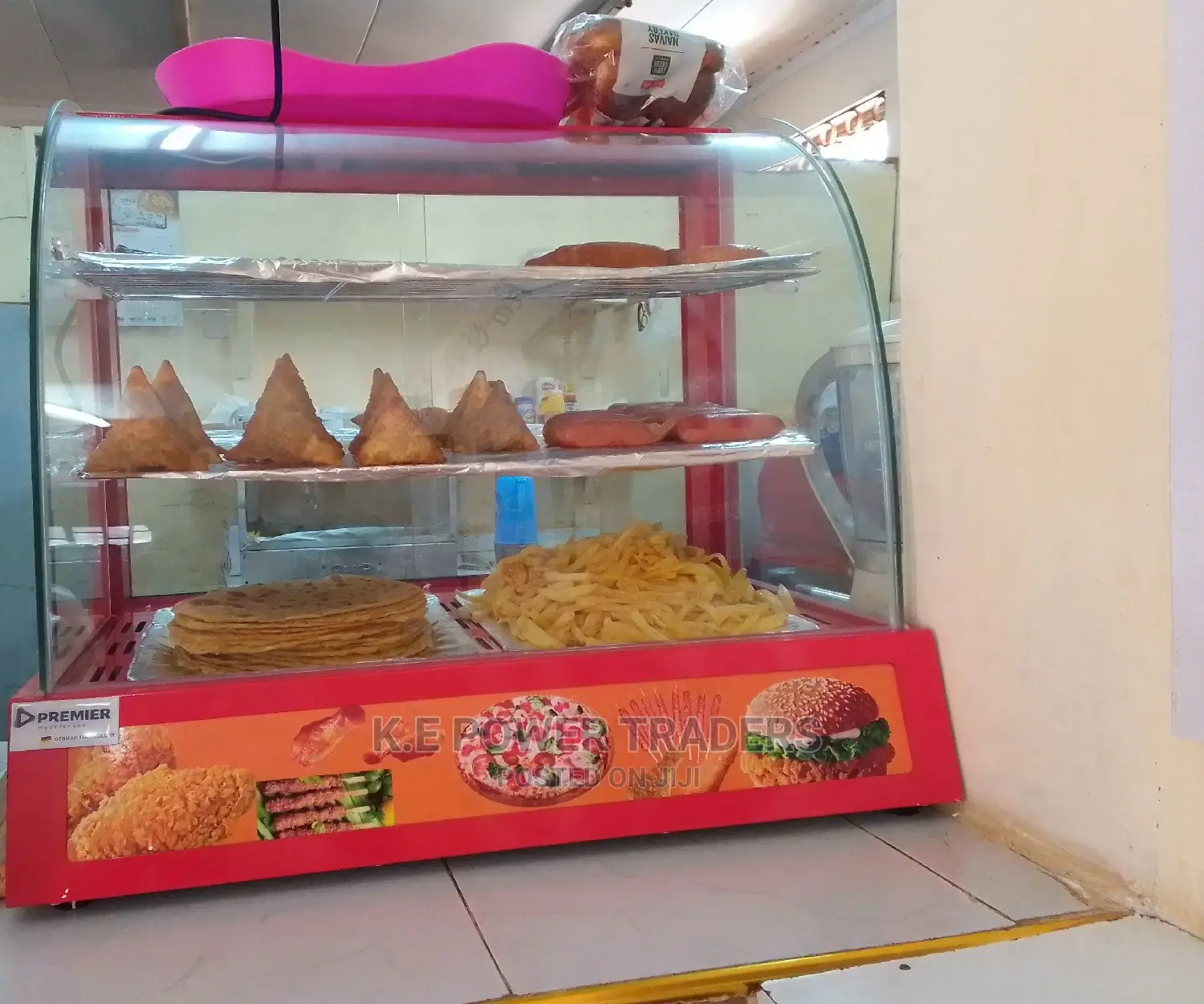 Clear Glass Food Warmer