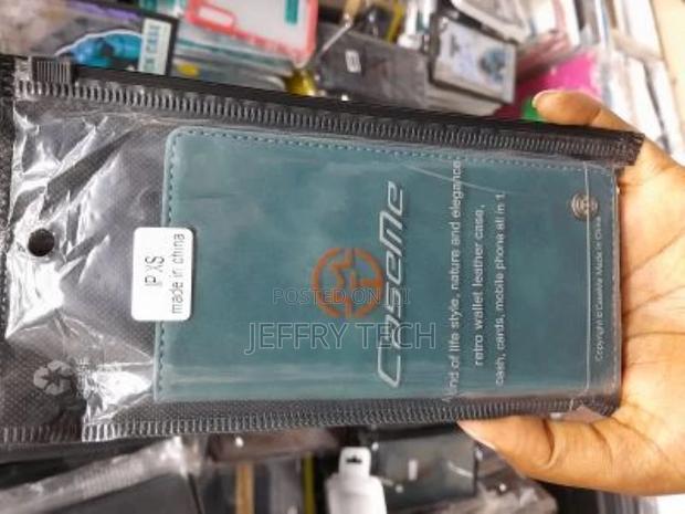 Premium iPhone XS Casee Soft Matte Wallet Case - thumbnail 3