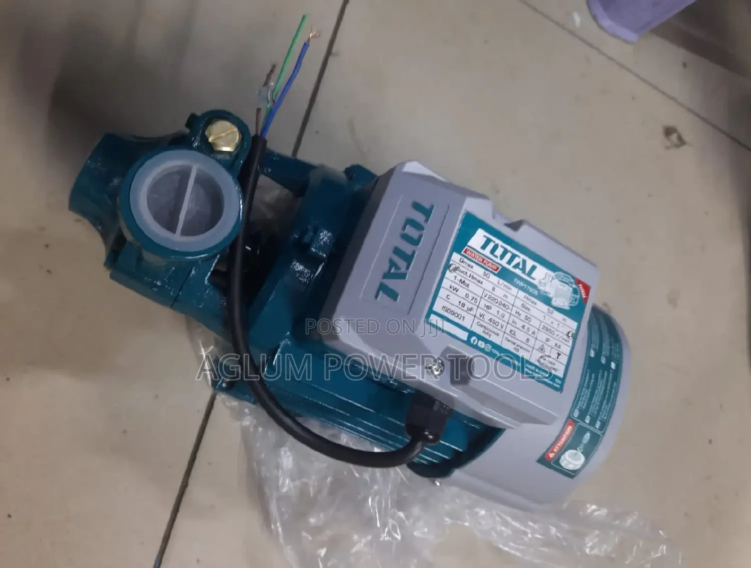 Total Boaster Pump 0.75KW