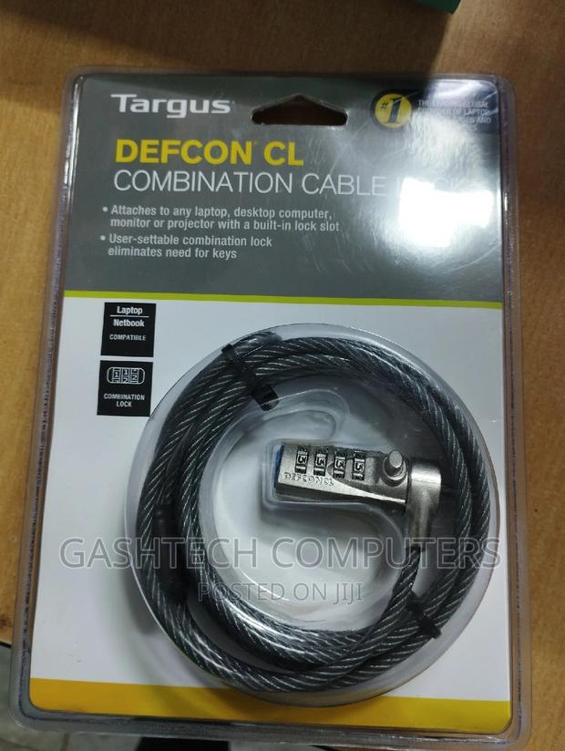 Targus DEFCON T-Lock Resettable Combination Cable Lock - main view