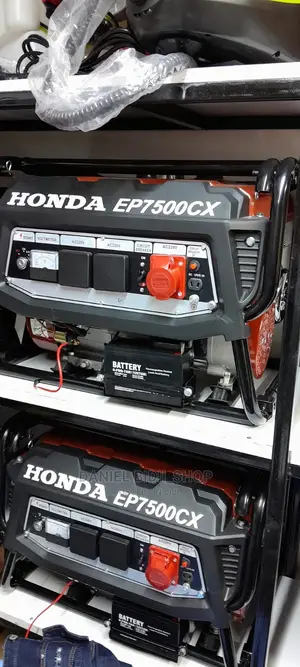 Original Silent Honda 7.5kva Petrol Generator + Keystart