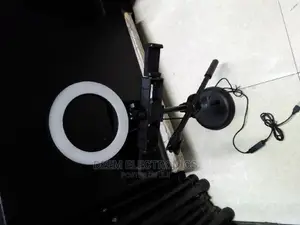 Ring Light, Phone and Mic Holder Table