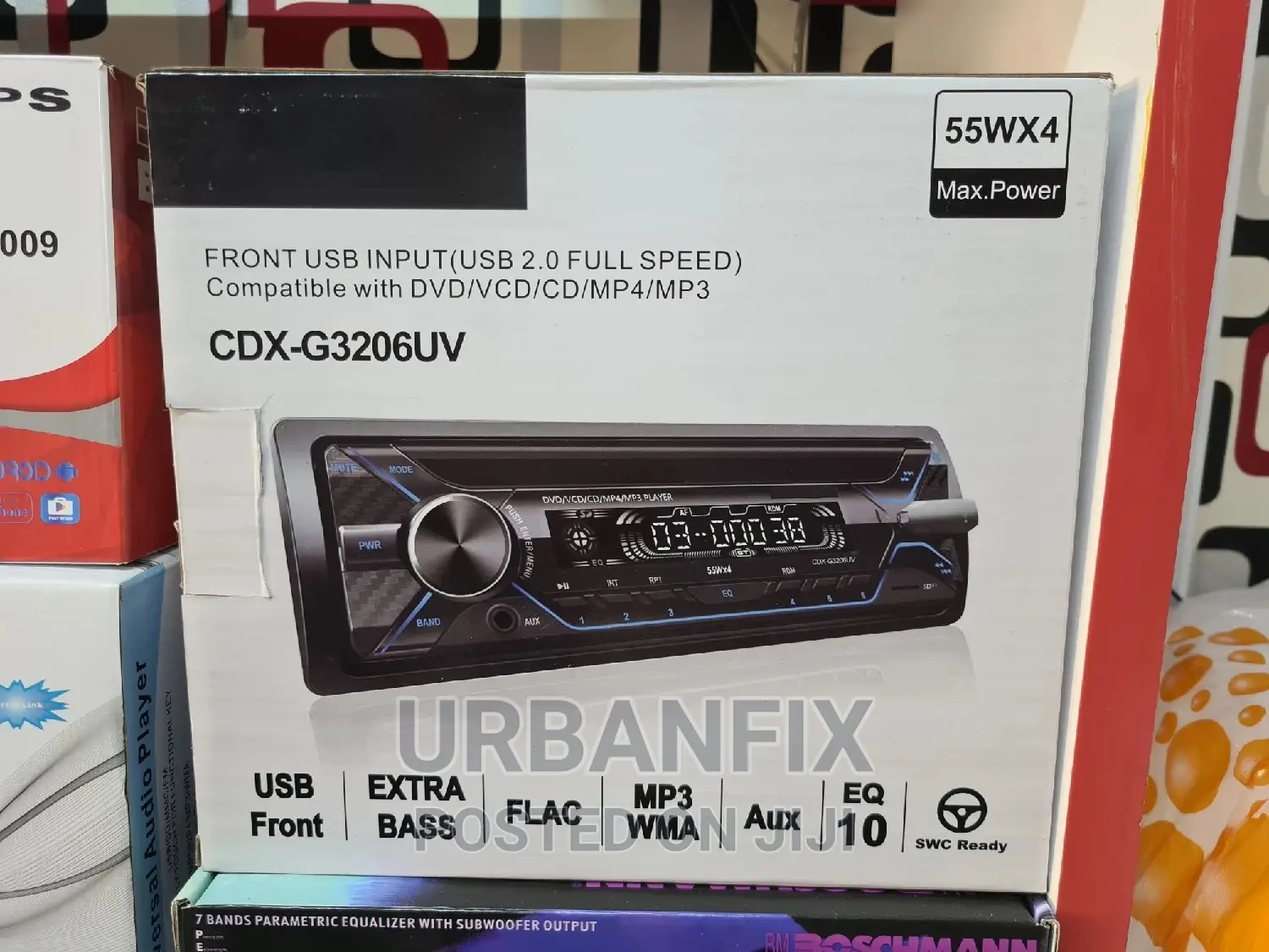 Sony Car Radio With Bluetooth, FM, Usb, Aux, CD, DVD