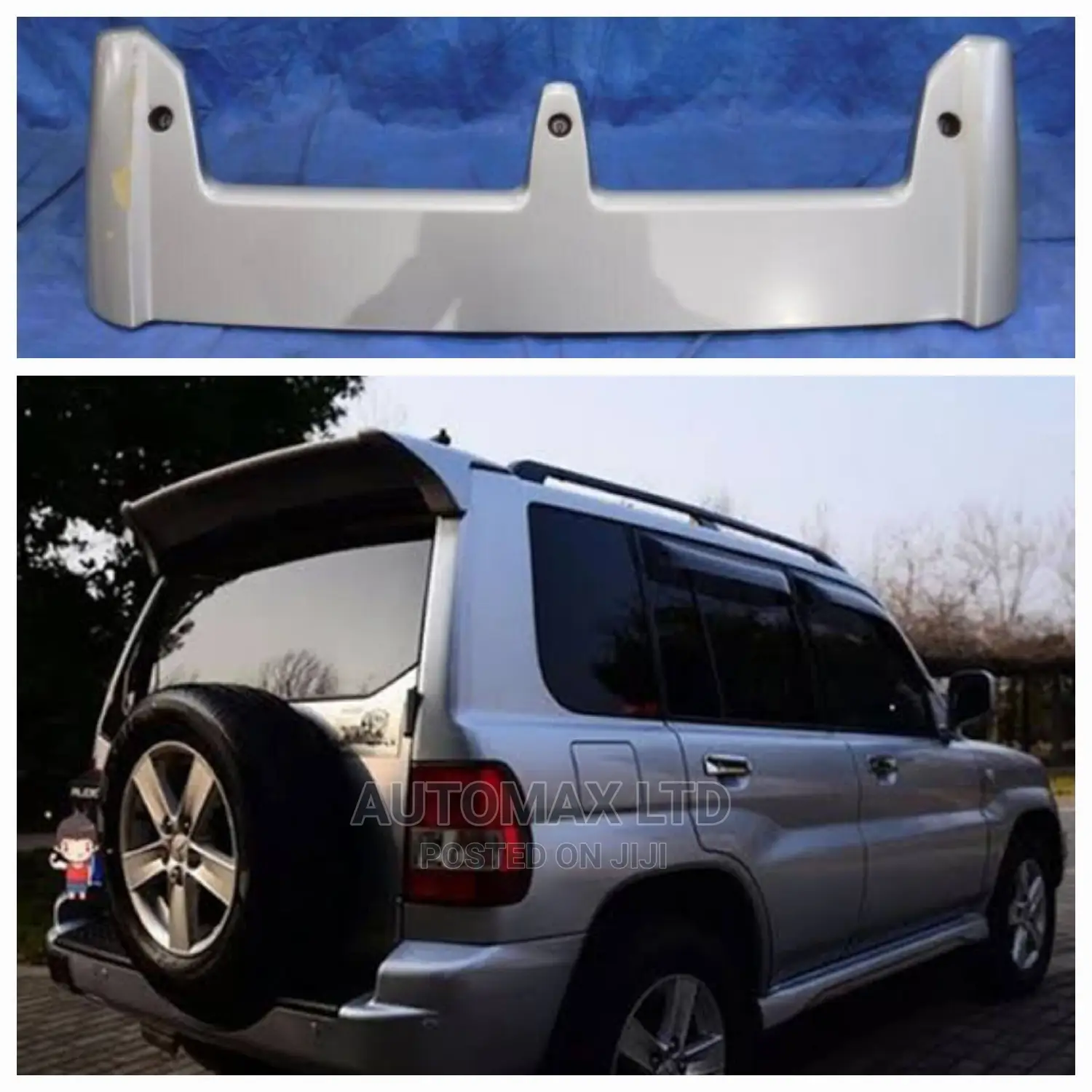 New Unpainted Mitsubishi Pajero Io, Gf-H76w, Boot Spoiler