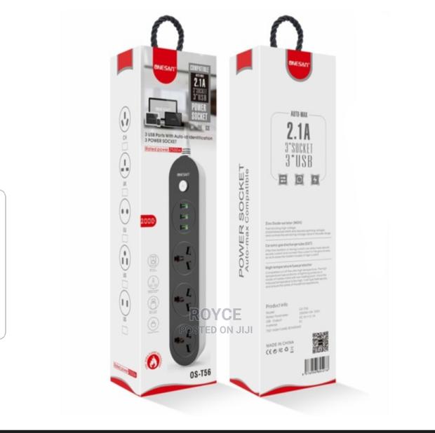 ONESAM 3 USB Ports With Auto-Id Identication 3 Power Socket - main view