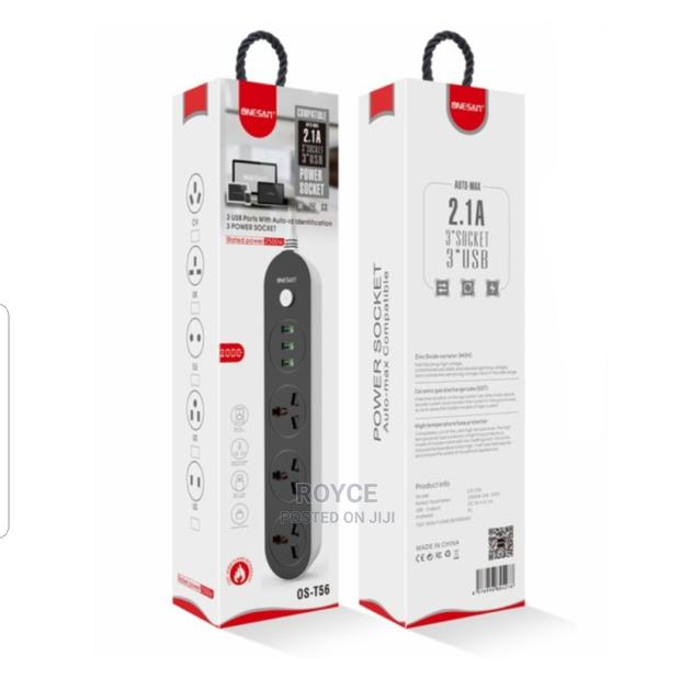 ONESAM 3 USB Ports With Auto-Id Identication 3 Power Socket - thumbnail 5