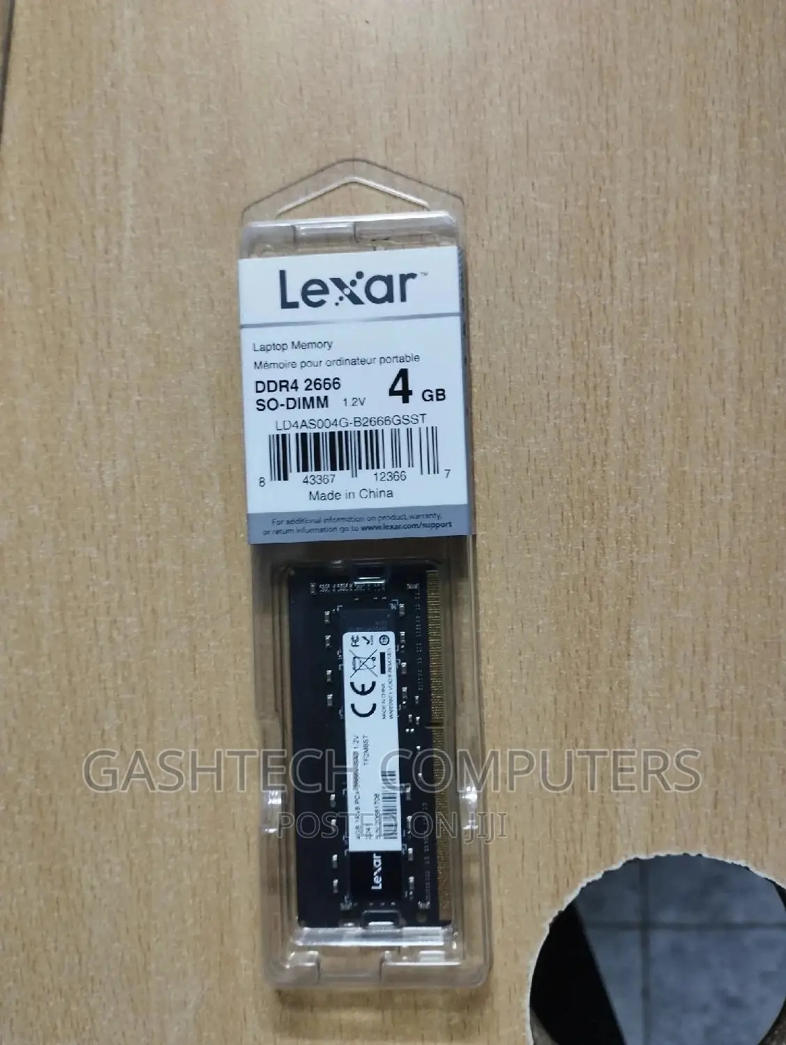 Lexar - 4GB RAM DDR4 Laptop 2666mhz