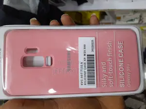Samsung Silicone Cover for Samsung Galaxy S9 Plus Blauw