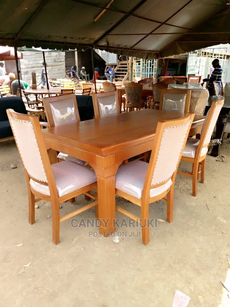 Modern 6 Seater Dining Table Set