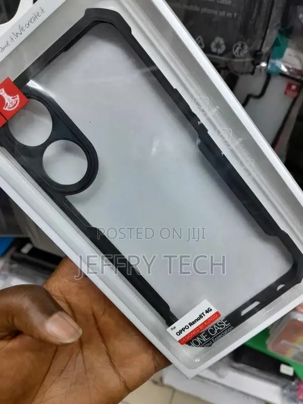 Transparent Hybrid Shockproof Phone Case for OPPO Reno 8t 5G