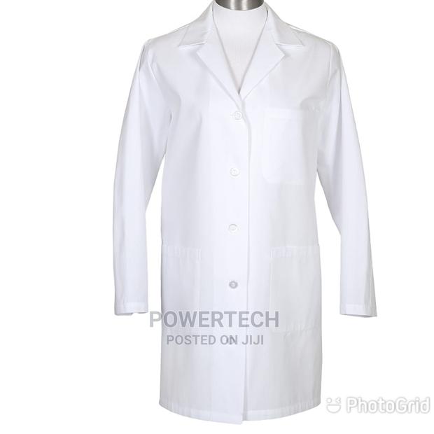 White Medical Lab Coat - main view