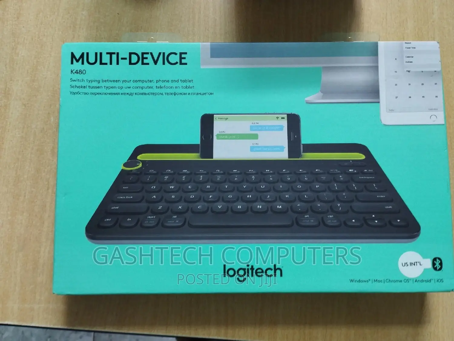 Logitech Bluetooth Multi-Device Keyboard - BLACK - US I