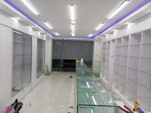 Shop Fittings With Frameless Glass Counter