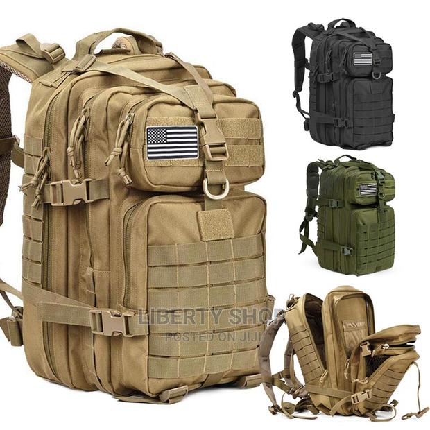 50 Litres Hiking Backpack Camel Bag - main view