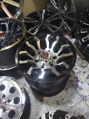 Black Silver 15 Inch Offset Rims Fitting Hilux,D Max