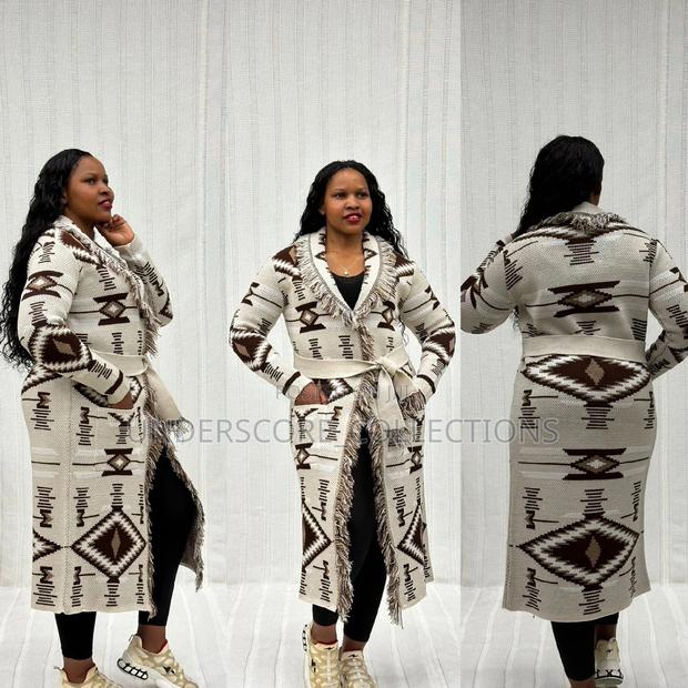 High-End Ankara Long Sweaters - thumbnail 2