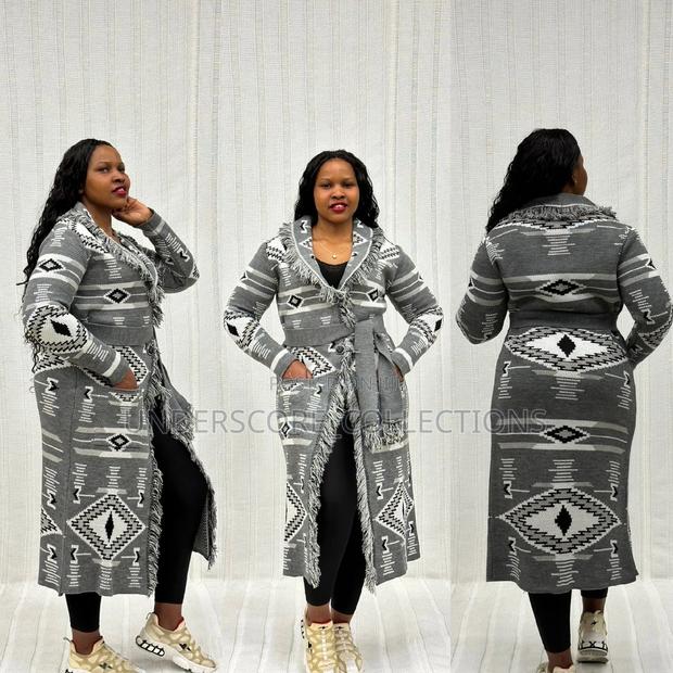 High-End Ankara Long Sweaters - thumbnail 3