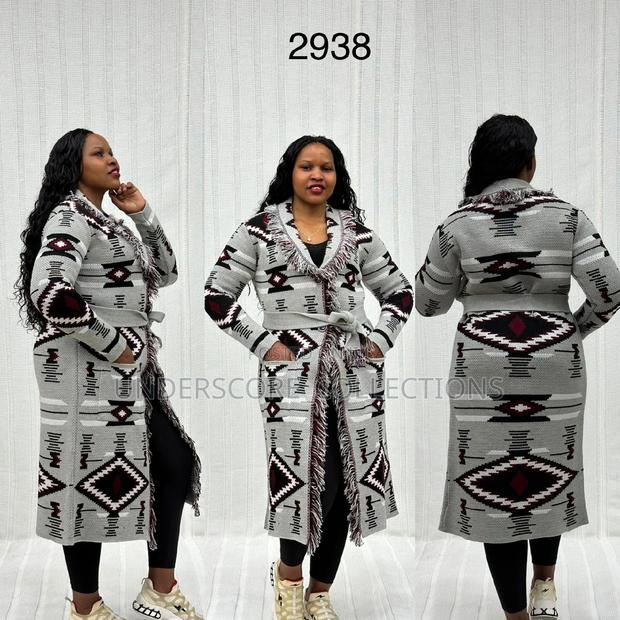 High-End Ankara Long Sweaters - thumbnail 4
