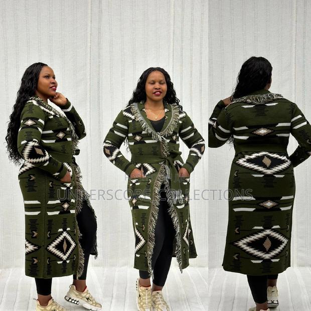 High-End Ankara Long Sweaters - thumbnail 5