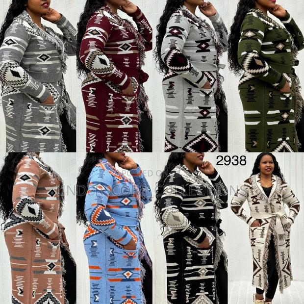 High-End Ankara Long Sweaters - thumbnail 10