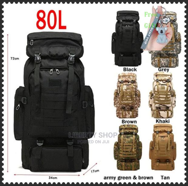 80L Back Pack Outdoor Tactical Hiking Bag - main view
