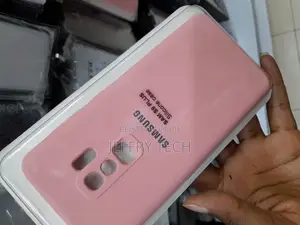 Silicone Phone Case for Samsung Galaxy S9 Plus(S9+) -Pink