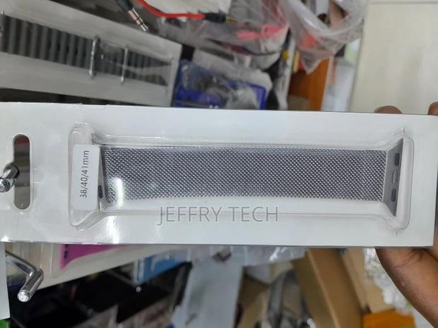 42mm/44mm/45mm Stainless Steel Smart Watch Strap ( Silver ) - main view