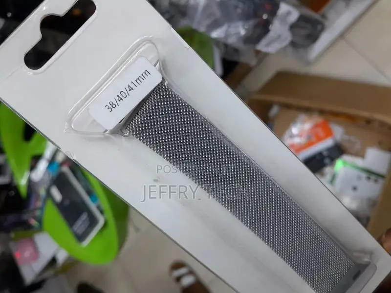 42mm/44mm/45mm Stainless Steel Smart Watch Strap ( Silver )