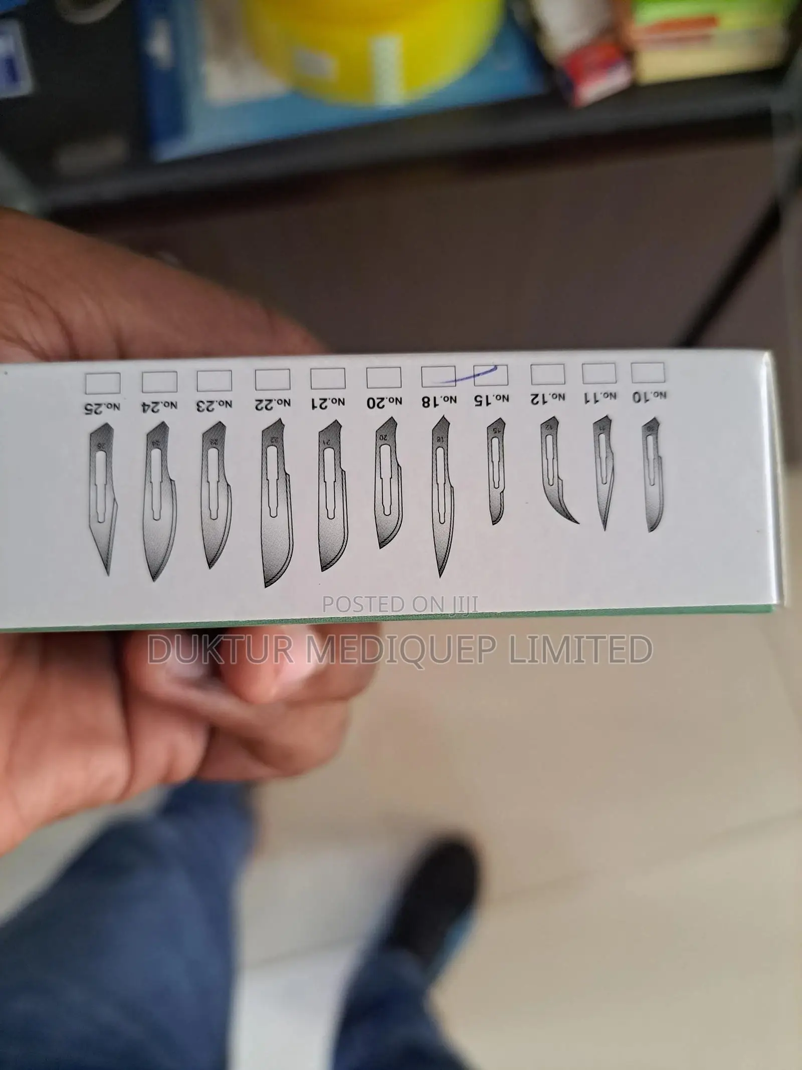 Surgical Blades 100pcs(No.10,11,12,15,18, 20,21,22,23,24,25)