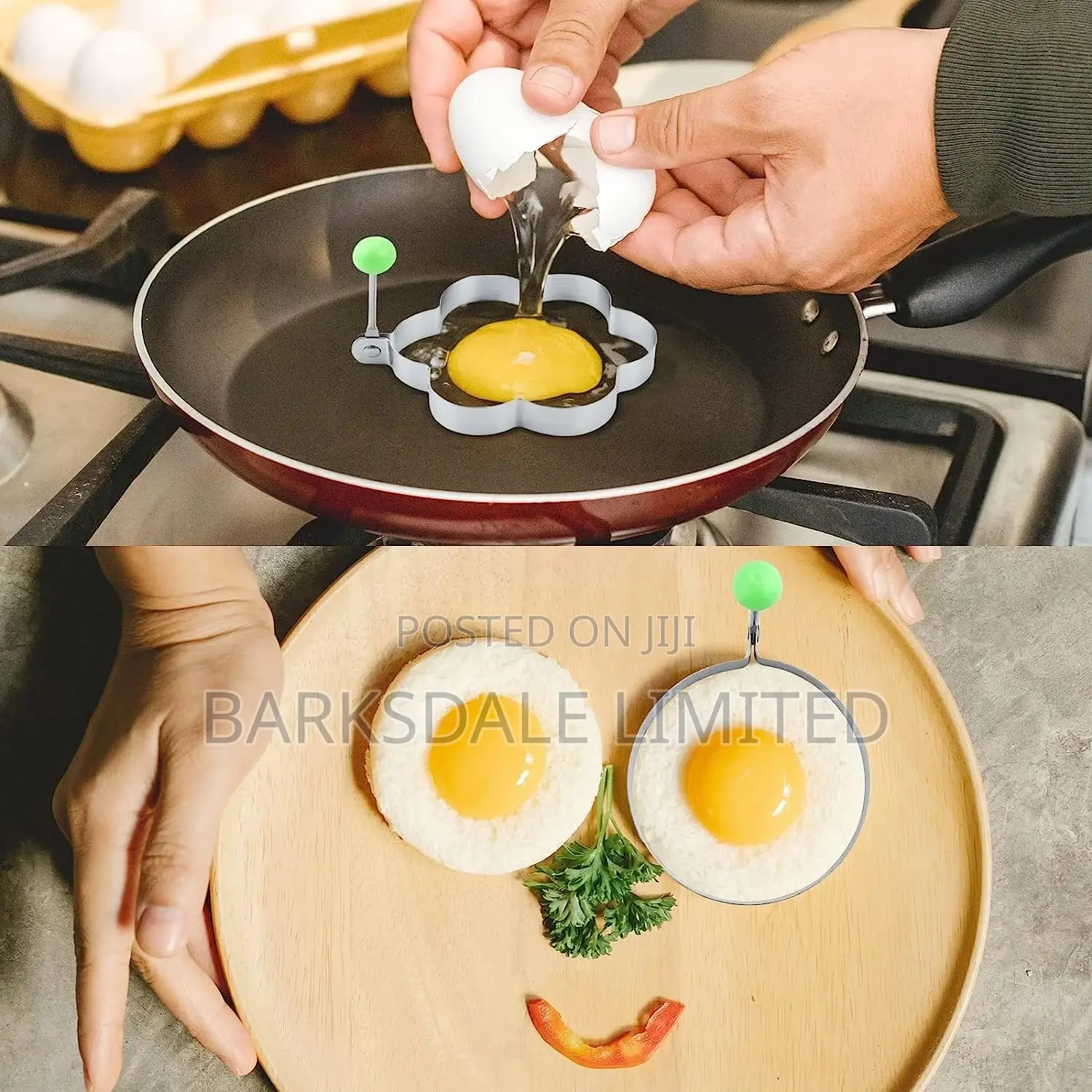 Egg Rings Stainless Steel Pancake Mold Non-Stick Maker Molds