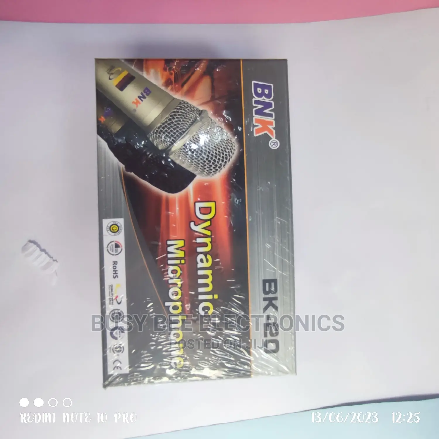 Bk 20 Wired Microphone