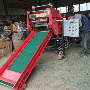 Fully Automatic Green and Yellow Storage Bundling Filming Ma - thumbnail 2