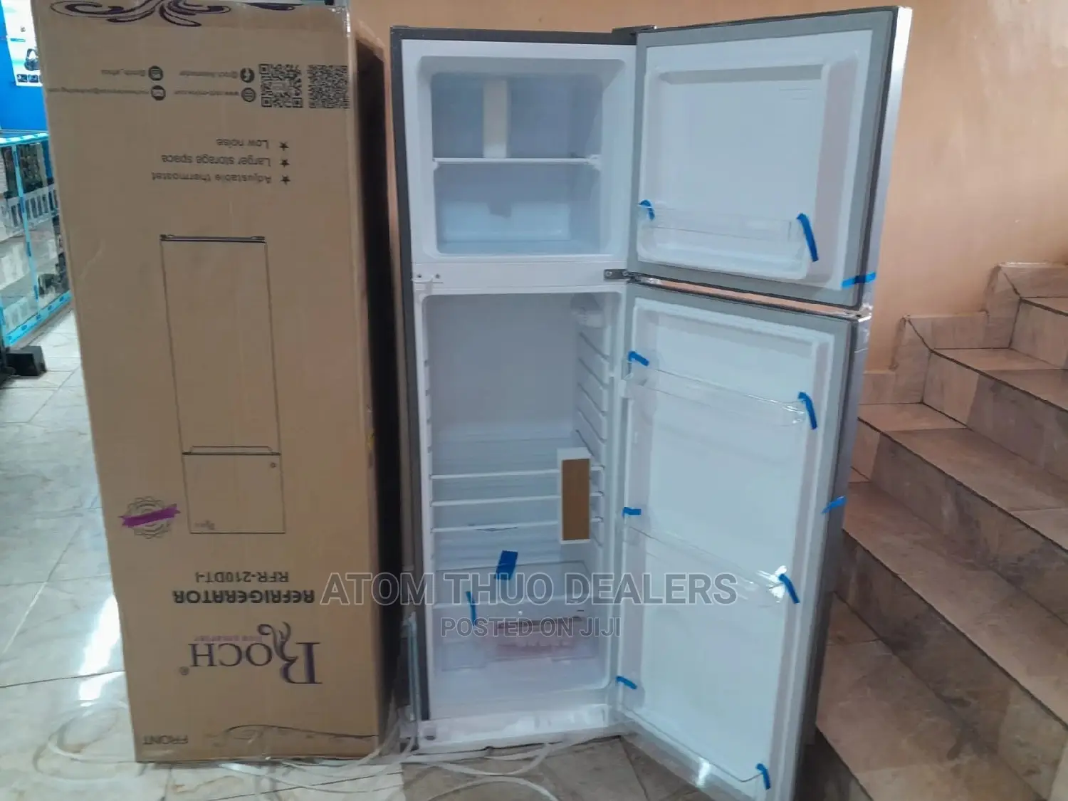 Roch Double DOOR Fridge/ Refrigerator 210dt , 