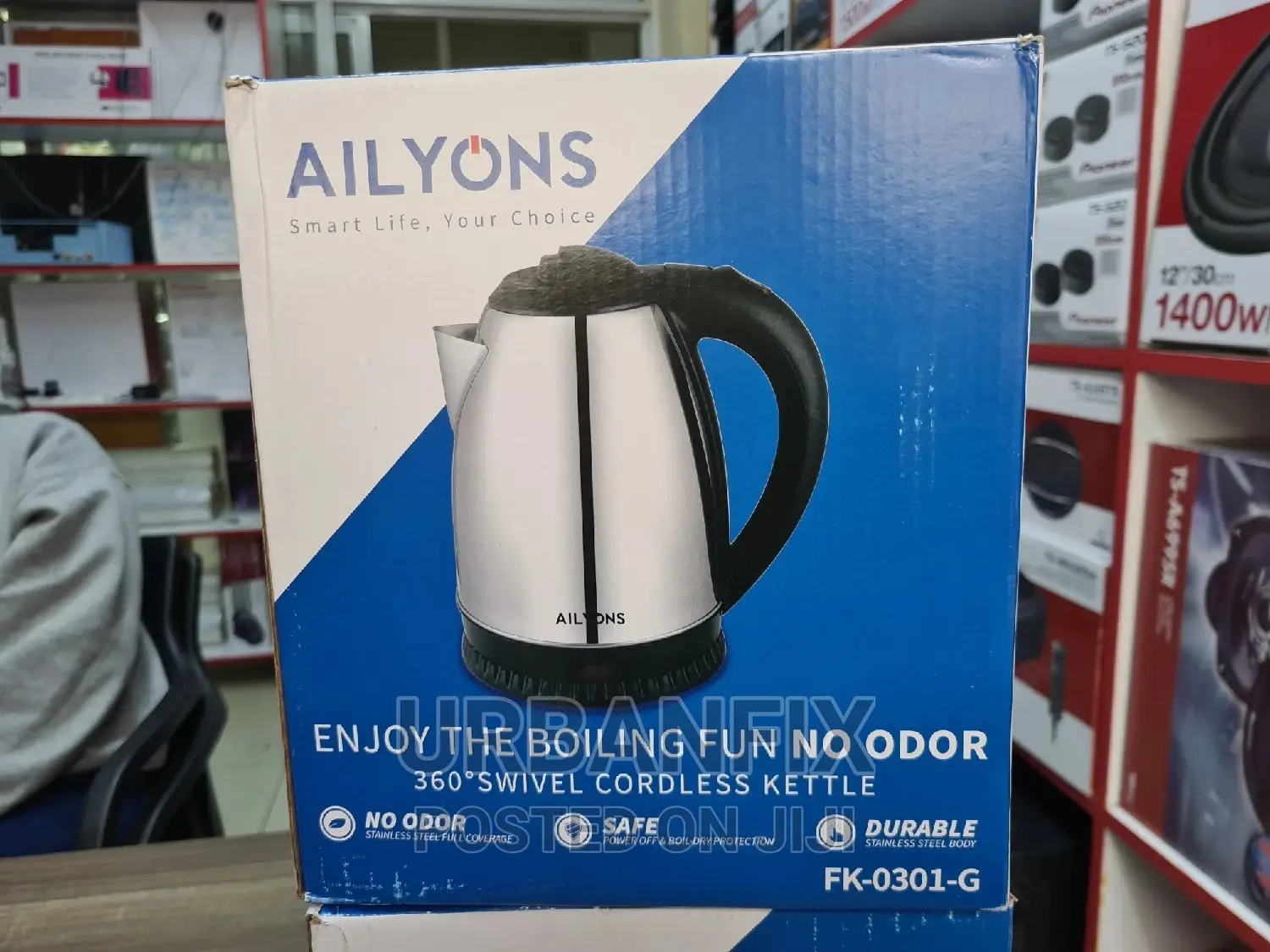 2 Litre Ailyons Electric Cordless Kettle