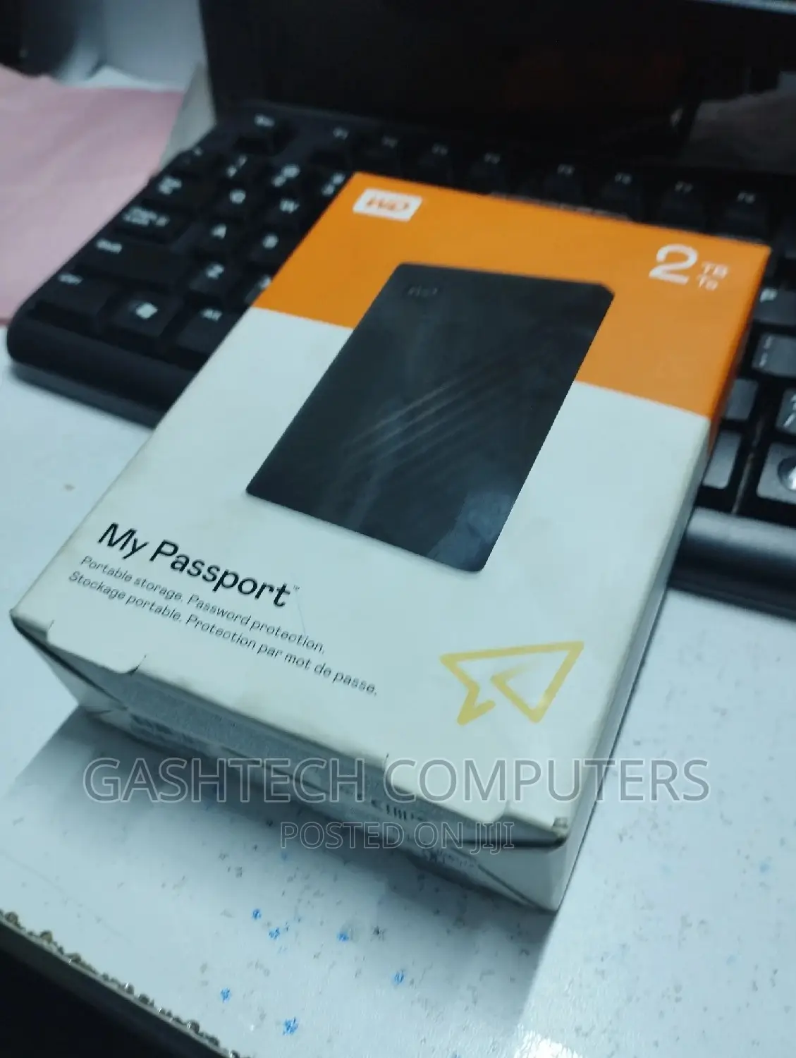 WD My Passport 2TB Portable External Password Protection ^