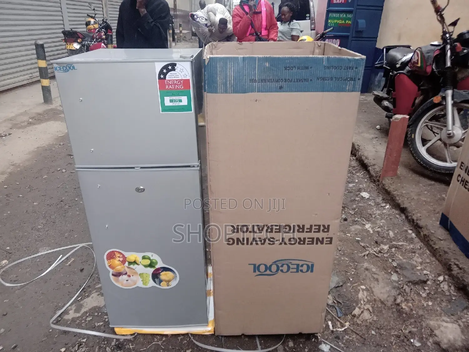 Icecool 138L Double Door Refrigerator