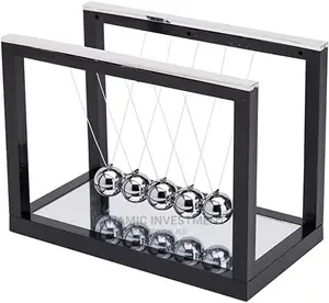 Newtons Cradle Balance Balls With Kinetic Motion